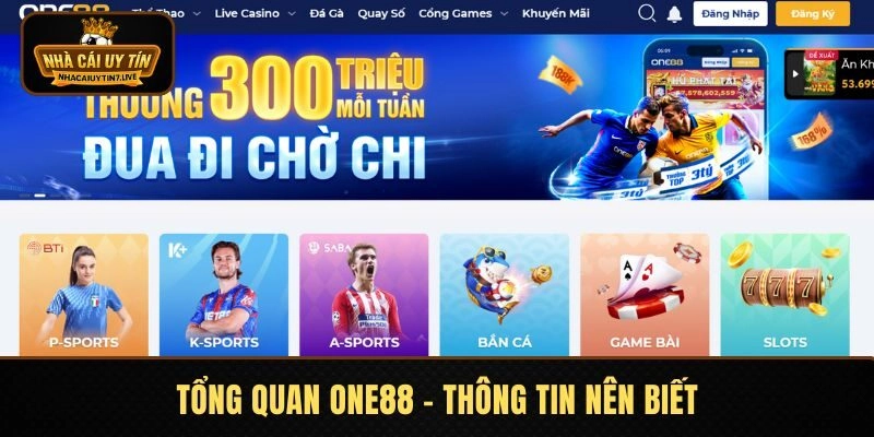 Tổng quan ONE88 - Thông tin nên biết